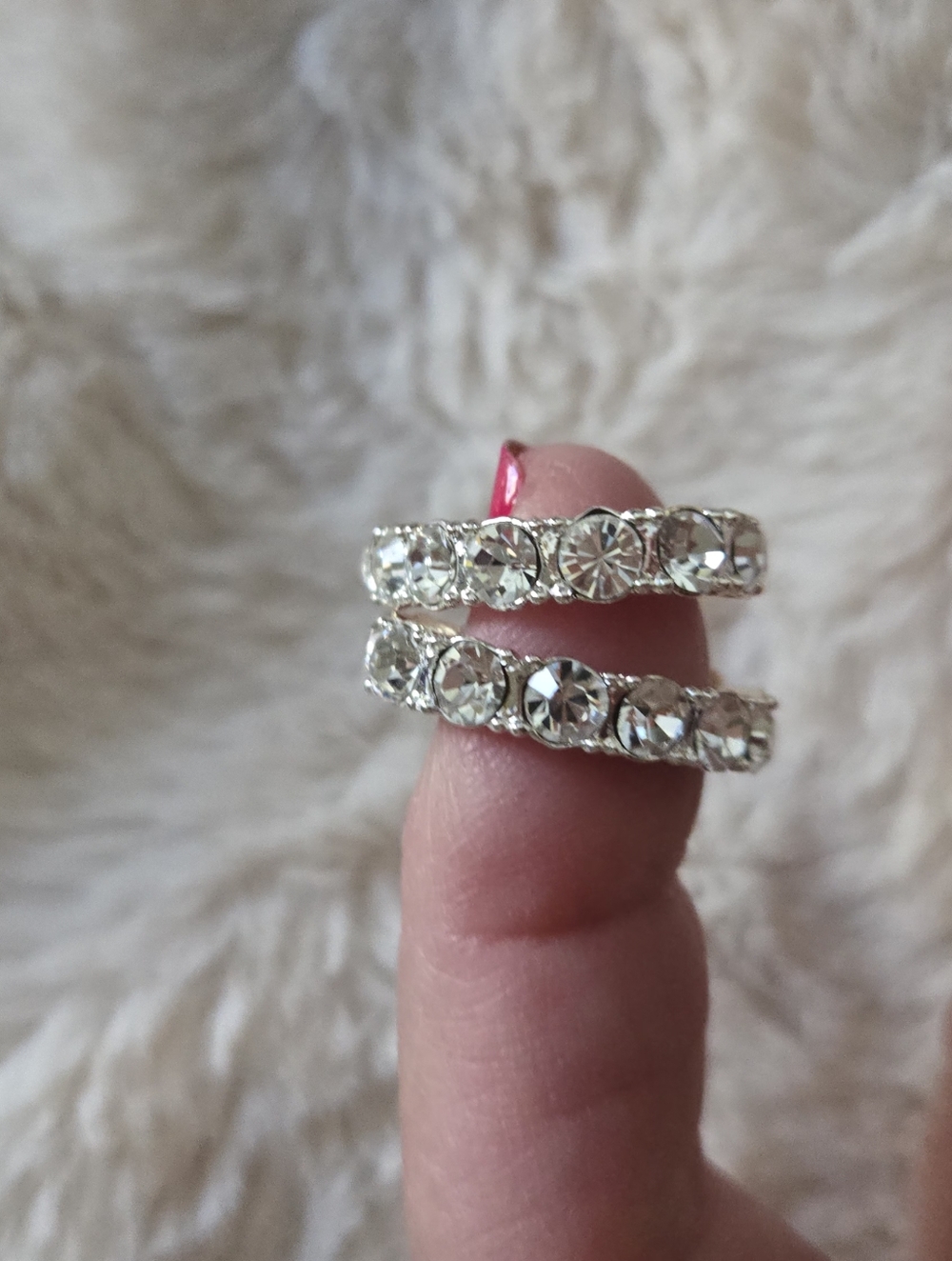 Clip Rhinstone Earrings